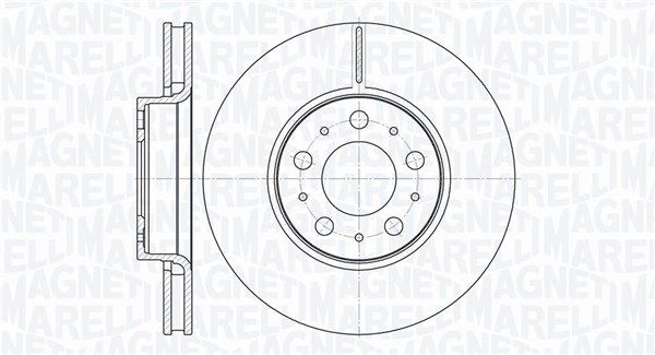 MAGNETI MARELLI Тормозной диск 361302040410